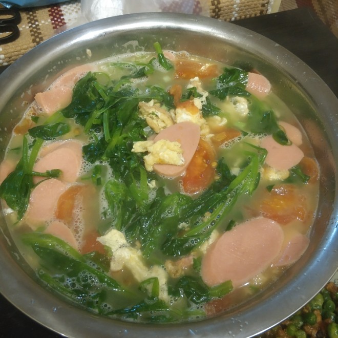 
The practice of tomato egg soup, how is tomato egg soup done delicious