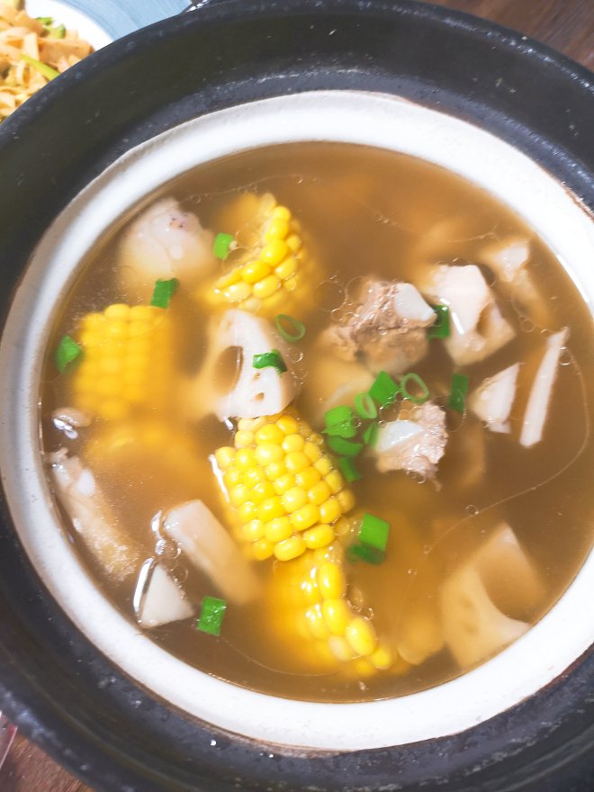 
Soup of corn of chop of lotus lotus root (speak of from this soup, how Bao a bowl good drunk boiling water) practice