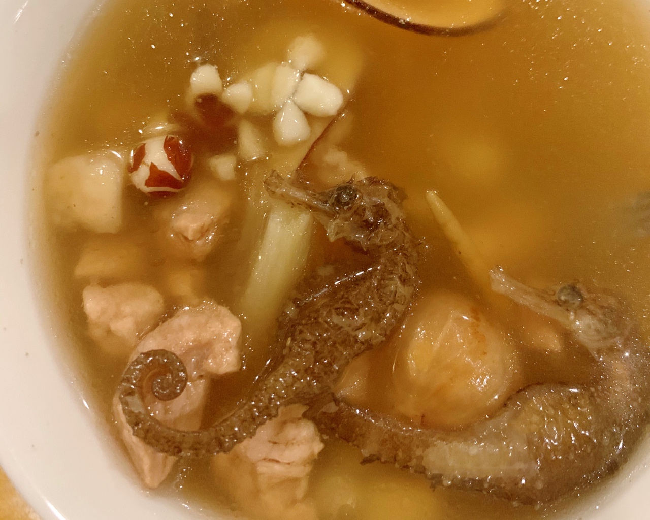 
Sea horse prince enters the practice of lean lean soup, how to do delicious
