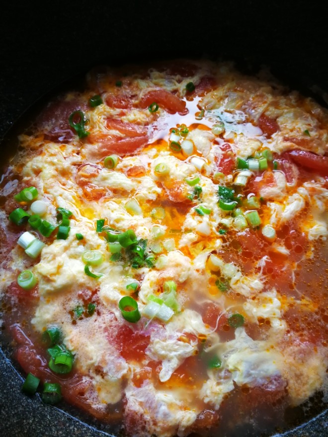 トマト卵スープ（超シンプルな素早い労働者の料理）練習