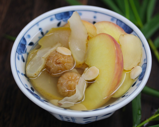 
Soup of pome jade bamboo | The practice of lung of distinct benefit small lung