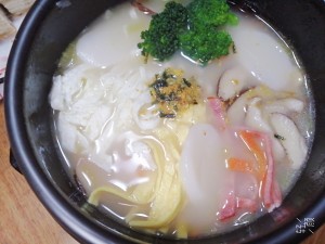 Han type New Year cake piece soup ~~ is delicious and inapproachable, soft glutinous food is much, delicate have nutrition, not the practice step that anxious child does not take course 3