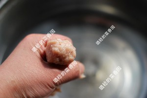 The hand is done [soup of Spanish mackerel a round mass of food] practice measure 14