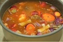 The practice measure of tomato beef soup 4