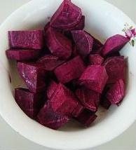 The practice measure of soup of violet potato tremella 2