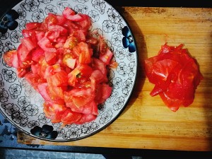 The practice measure of tomato egg soup 2