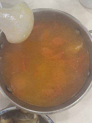 The practice measure of soup of platoon of tomato costal region 3