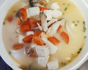 The practice measure that suckles soup of fish and shellfish as food of white crucian carp 9