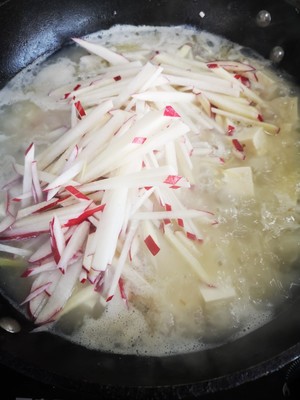 The practice measure of soup of turnip of piscine head bean curd 10