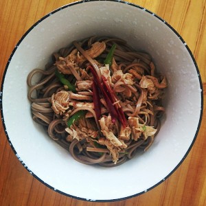 Face of green pepper shredded meat (soup broken bits is used opportunely) practice measure 4