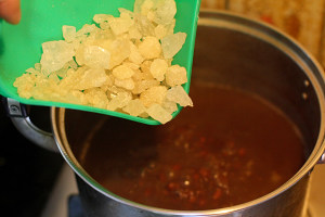 The practice measure of soup of ormosia of  Ji  of day type hemp 2