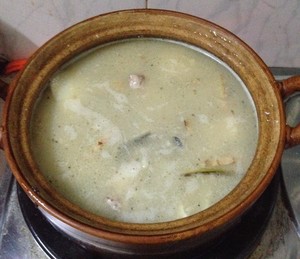 The practice measure of soup of piscine head bean curd 7