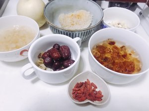 The practice measure of a thick soup of tremella of eight treasures of preserve one's health of ｜ of soup a thick soup 1