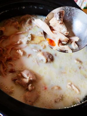 < chicken broth of peppery pig abdomen > , I am super favorite smell, the practice measure of glad small hutch 11