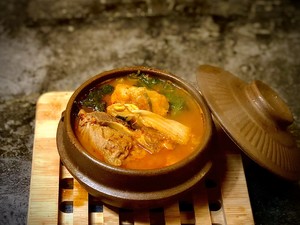 The practice measure of Gamjatang of soup of potato of bone of Korea hot pig 10