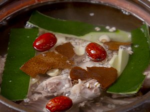 [soup of old duck of dried tangerine or orange peel] the boiling water that drinks Cantonese Bao, dog days is not flustered! practice measure 4