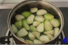 The practice measure of soup of towel gourd beautiful clam 6
