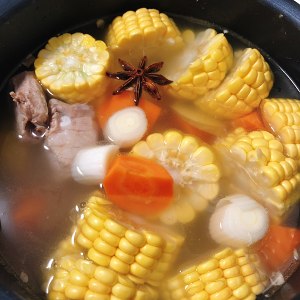 The practice measure of corn chop soup 3
