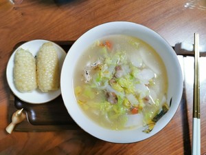 The practice measure of the soup of New Year cake that delicacy must drop wool 5