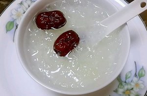 The practice measure of the bird's nest of rock candy red jujube that stew 7