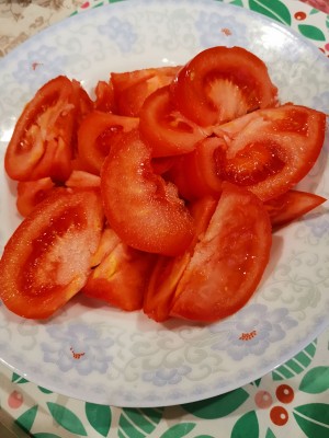 The practice measure of soup of a knot in one's heart of tomato egg face 2