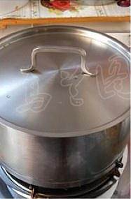 The practice measure of chop of boiled in clear soup 7