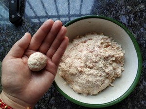 Good partner of the dish that boil, the practice measure of bean curd quenelle 6