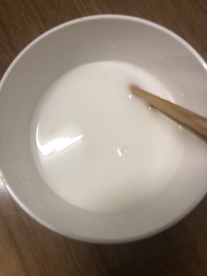 The practice measure of a thick soup of ground meat bean curd 3