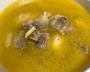 The practice measure of chicken broth of earth of former juice raw ingredient 6