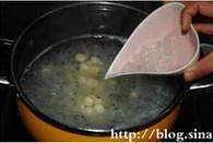 The practice measure of soup of papaya tremella lotus seed 5