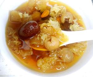 Soup of tremella red jujube (filling iron enrichs the blood the most arrogant force) practice measure 4