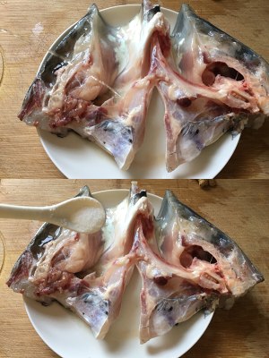 The practice measure of soup of piscine head bean curd 2