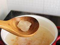The practice measure of the peach glue tremella that stew 4