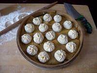 The practice measure of dumpling of gallinaceous juice fill 10