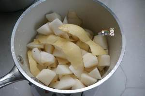 The practice measure of soup of pear of old Beijing small condole 4