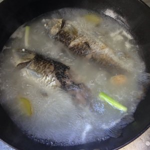 Suckle the recipe of soup of fish of white crucian carp! practice measure 5