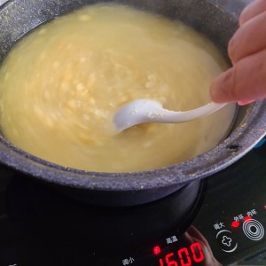 The practice measure of a thick soup of corn of the daily life of a family 7