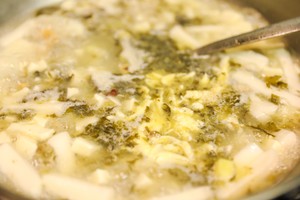 Cannot help doing sth - the practice measure of New Year cake of soup of snow bean corrupt 9