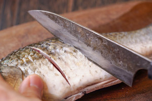 [soup of bean curd of crucian carp fish] practice measure 1