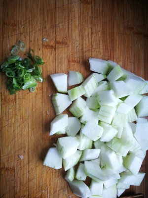The practice measure of soup of wax gourd chop 3