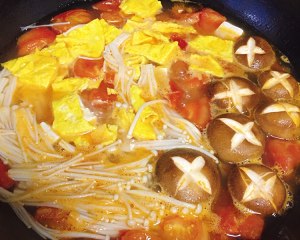 トマトバクテリアの豆腐のスープの実践尺度7