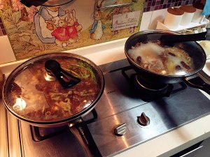 The practice measure that hall Mom teachs you to do chaffy dish of scorpion of red soup sheep 27