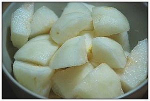 The practice measure of soup of pear of snow of rock candy tremella 2