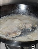 The practice measure of soup of fish of turnip silk crucian carp 8