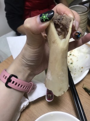 The practice measure of yam bone soup 7