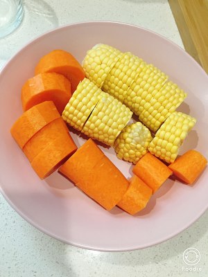 The practice measure of soup of chop of corn of 0 failure wax gourd 3