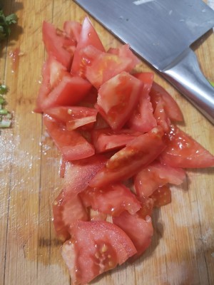 Tomato egg soup, the secret practice move that an egg makes one boiler egg spend 1