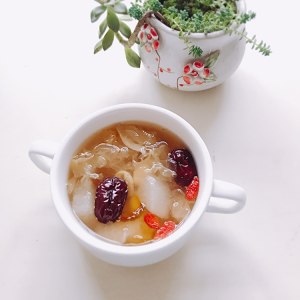 The practice measure of a thick soup of tremella of eight treasures of preserve one's health of ｜ of soup a thick soup 6