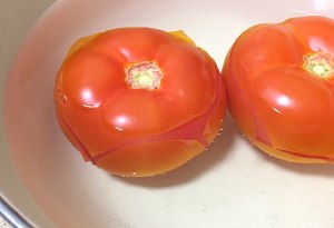 Can mix the practice measure of the boiling water of dawdle of tomato young soya bean that the meal has 3