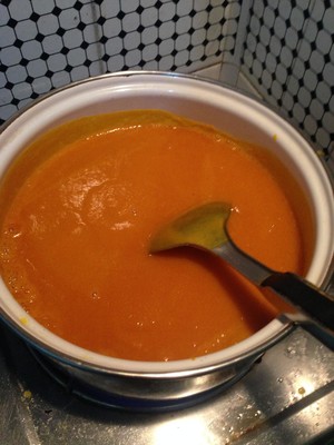 Congee of Han type pumpkin (pure pumpkin aroma) practice measure 4